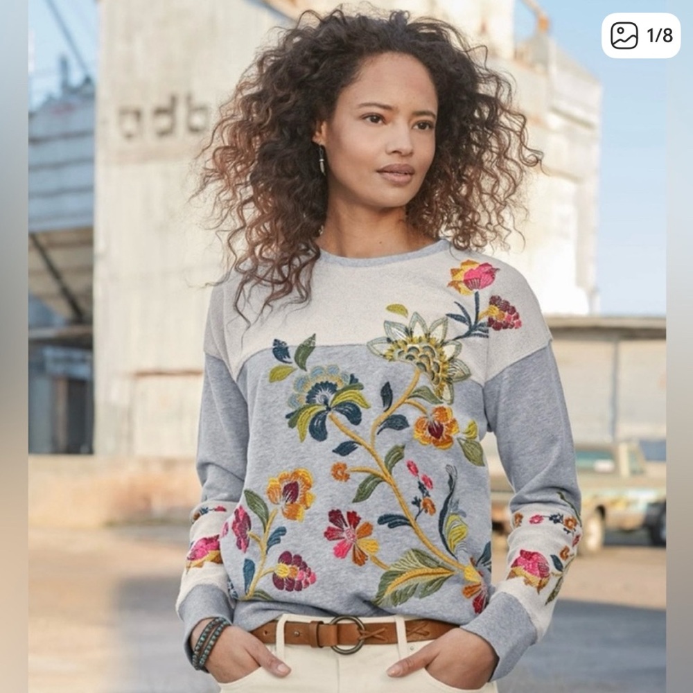 Johnny Was Vanessa Relaxed Sweatshirt